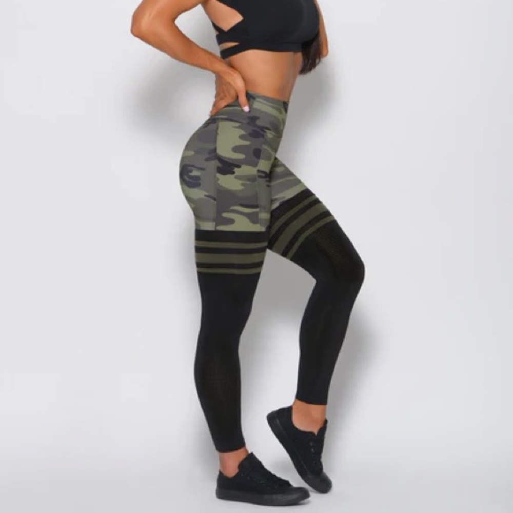 Bombshell Camo Thigh High Leggings